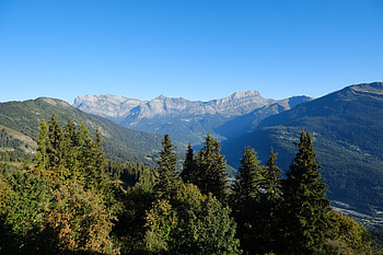 Landscape, Nature, Trees, Mountains, Forest HD wallpaper