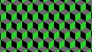 grey green 3d cubes black lime green dim gray HD wallpaper