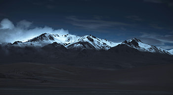 Xizang China, mountains, mountain, snow, sky, clouds, nature HD wallpaper