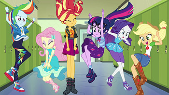 My Little Pony: Equestria Girls, Fluttershy (My Little Pony), Sci Twi (My Little Pony), Tv Show, Applejack (My Little Pony), Rainbow Dash, Rarity (My Little Pony), Sunset Shimmer, My Little Pony HD wallpaper