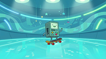 TV Show, Cartoon, Adventure Time, BMO (Adventure Time), Skateboarding HD wallpaper