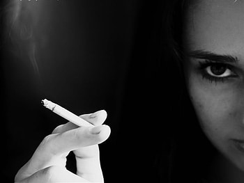 Look, thinking, girl, white, black HD wallpaper