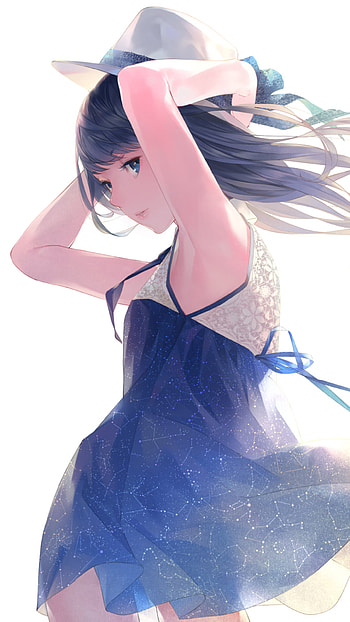 Sunlit Summer Anime Girl — , Anime, girl, anime girl HD phone wallpaper