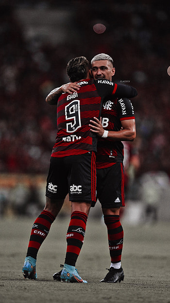 Flamengo, Gabigol, Arrascaeta HD phone wallpaper