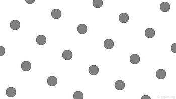 dots grey polka spots white gray HD wallpaper