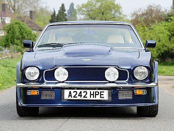 Auto, Trees, Aston Martin, Cars, Front View, V8, Vantage, 1977 HD wallpaper