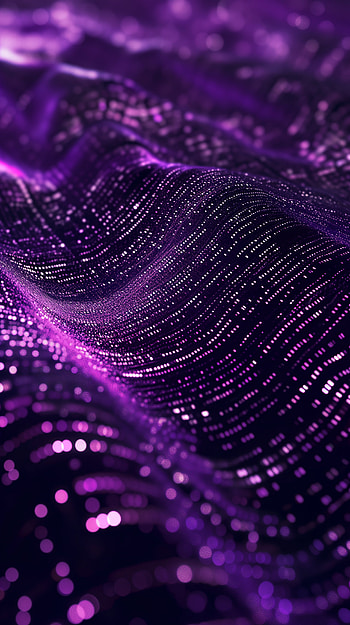 Purple Abstract Waves, Abstract, purple, abstract purple, digital, wave HD phone wallpaper