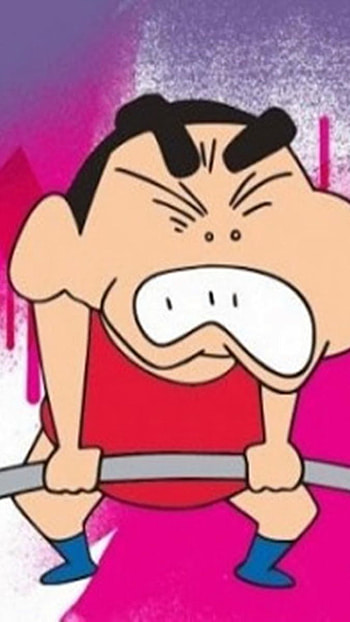 Shinchan, gyming HD phone wallpaper