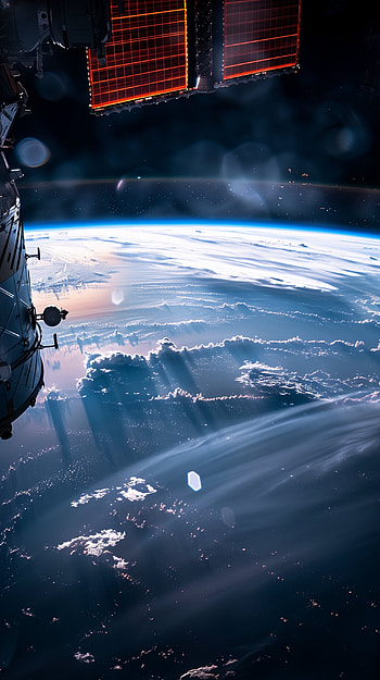 Space Station Earth View - NASA Inspired , NASA, earth HD phone wallpaper