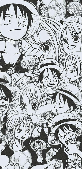 one piece manga, op, luffy, nami HD phone wallpaper