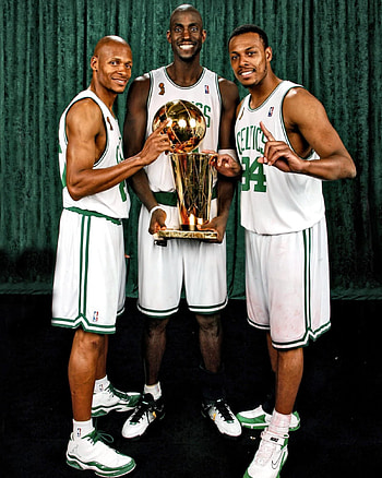 Larry O'Brien trophy, Kevin Garnett HD phone wallpaper