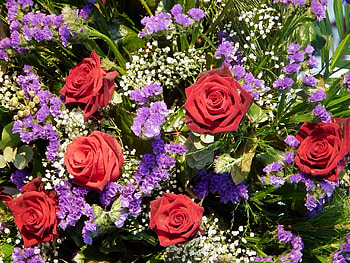 Flowers, Roses, Beauty, Bouquet, Gypsophilus, Gipsophile HD wallpaper