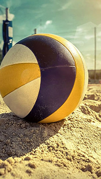 Volleyball, Sand, Beach Background HD phone wallpaper