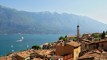 Lago di Garda, Ultrawide , & tablet, Stunning landscape HD wallpaper