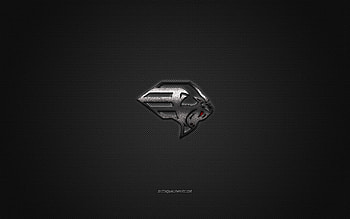 New York Guardians, American football club, XFL, silver logo, gray carbon fiber background, American football, New York, USA, New York Guardians logo HD wallpaper