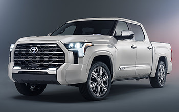2022, Toyota Tundra Capstone, front view, exterior, new white Toyota Tundra, Japanese cars, Toyota HD wallpaper