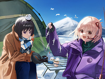Takina & Chisato, Chisato Nishikigi, Takina Inoue, Anime, Lycoris Recoil HD wallpaper