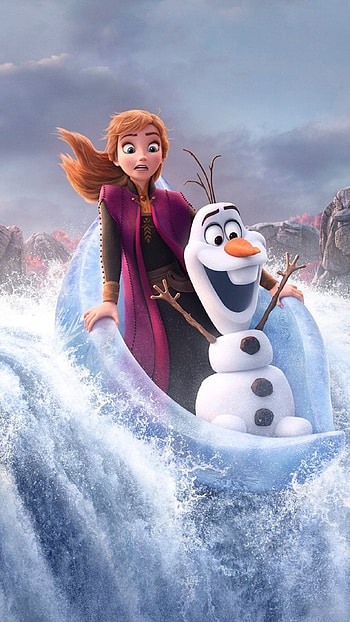 Anna and Olaf, Frozen HD phone wallpaper