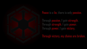Star Wars with Sith Code | The Art Mad HD wallpaper