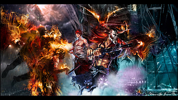 Animal bleach fire kurosaki ichigo red hair weapon wolf | | 72837 | UP HD wallpaper
