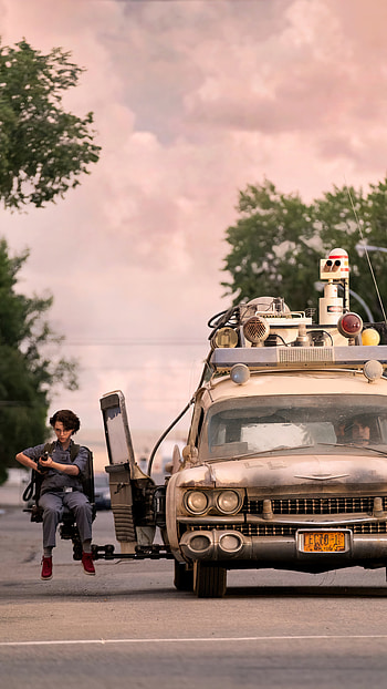 Ghostbusters Afterlife, Ecto 1 car HD phone wallpaper