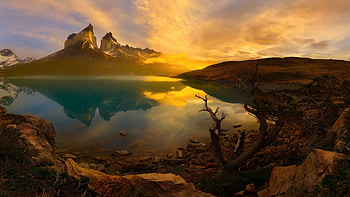 Mountain National Park, Torres del Paine HD wallpaper
