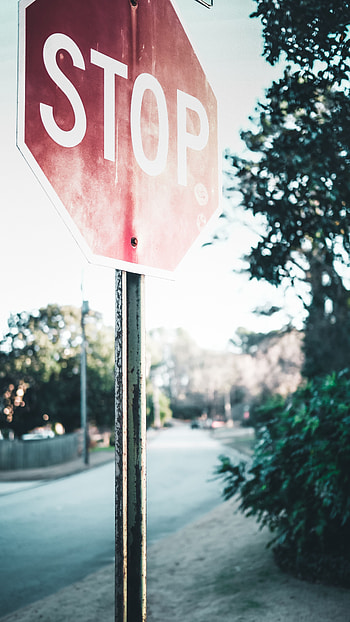 Words, Shine, Light, Pillar, Post, Sign, Stop HD phone wallpaper