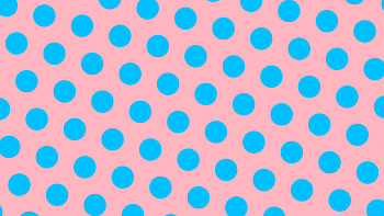 pink polka dots blue hexagon light pink deep sky blue HD wallpaper