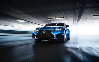 lexus gs f, blue, lexus, car, sedan HD wallpaper