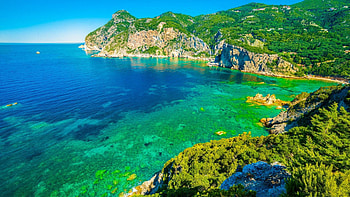 Corfu or Kerkira, Ionian Sea, Greece, Explore HD wallpaper