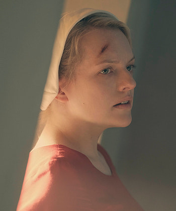 Elisabeth Moss, Behind the scenes, The Handmaid's Tale HD phone wallpaper