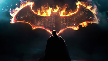 Batman Dark Knight Logo, batman, superheroes, digital-art, artwork, artstation HD wallpaper