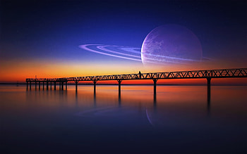 Landscape, Universe HD wallpaper