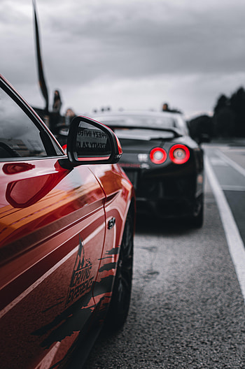 Cars, Road, Ford Mustang, Nissan Gtr HD phone wallpaper