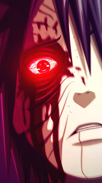 obito, red eye HD phone wallpaper