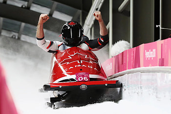 Justin Kripps and Alexander Kopacz, Bobsleigh HD wallpaper