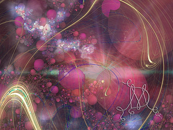A Pink Galaxy, pink, digital, fractal, art HD wallpaper