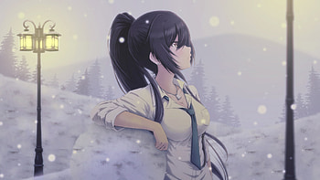 Shirase Sakuya, anime-girl, anime, artist, artwork, digital-art, deviantart HD wallpaper