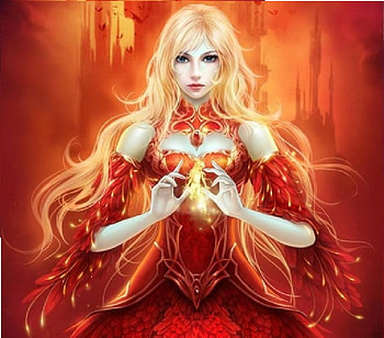 Red and burning, magic, burning, red HD wallpaper
