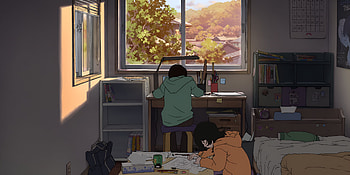 Look Back Anime – Ayumu Fujino & Kyomoto Movie Scene, movie, Anime, Look Back, Ayumu Fujino, Kyomoto HD wallpaper
