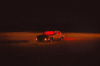 Car Night Field Dark , cars, graphy, night HD wallpaper