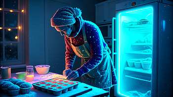 Baking Bliss: A Ultra Experience, baking, winter, kitchen, woman, food HD wallpaper