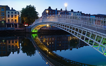 Ha'penny Bridge, Dublin HD wallpaper
