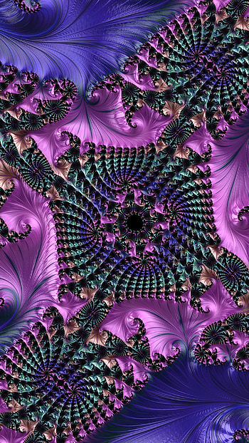 Trippy Psychedelic Fractal, Abstract, fractal HD phone wallpaper