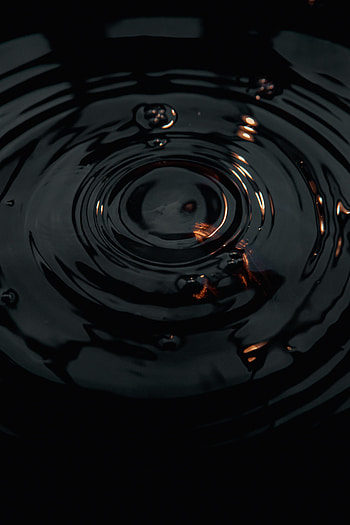 Drops, Dark, Ripples, Ripple, Spray HD phone wallpaper