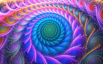 Abstract, Bright, Lines, Rotation HD wallpaper