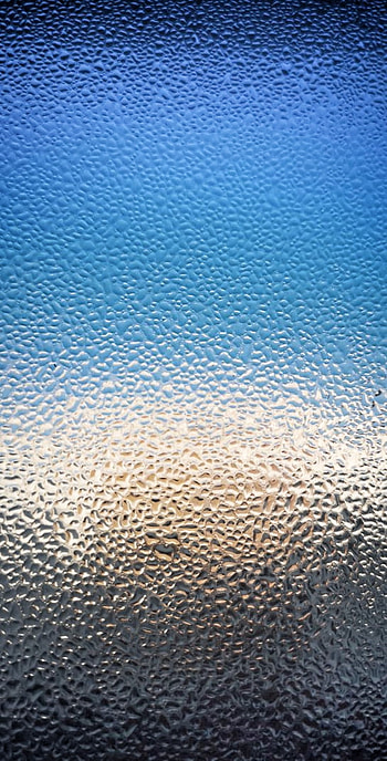 Fog, mirror, blue, white, black, water HD phone wallpaper