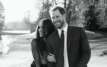 Meghan Markle, Monochrome , Royal family portrait HD wallpaper