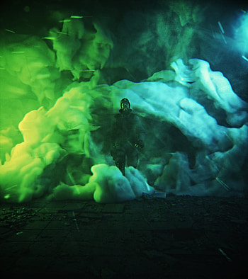 Smoke, Dark, Mask, Human, Person, Coloured Smoke, Colored Smoke, Equipment, Outfit HD phone wallpaper