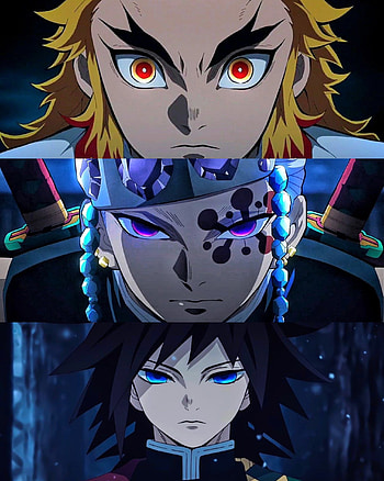 Kyojuro,tengen,giyu, demonslayer, anime HD phone wallpaper